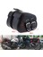 Motosiklet Siyah Deri Saddlebags Harley Için 2 Yan Pouch 28 x 20 x 10 cm (Yurt Dışından) 2