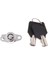 1 Set Gümüş Motosiklet Sabit Saddlebag Kilitleri Motosiklet Için Anahtar Set (Yurt Dışından) 2