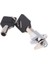 1 Set Gümüş Motosiklet Sabit Saddlebag Kilitleri Motosiklet Için Anahtar Set (Yurt Dışından) 5