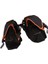 Tuval Motosiklet Saddlebag Bisiklet Yan Depolama Torbası Haberci Çantası Turuncu Süslemez (Yurt Dışından) 2
