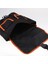 Tuval Motosiklet Saddlebag Bisiklet Yan Depolama Torbası Haberci Çantası Turuncu Süslemez (Yurt Dışından) 3