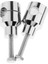 Motosiklet Chrome 22MM 7/8 "çubuk Gidon Yükseltici Kelepçesi Harley Için Cıvatalı (Yurt Dışından) 3