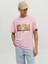 Jorprıze Tee Ss Crew Neck Tg Pembe Erkek T-Shirt 12238168-Prism 1
