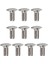 5X10PCS Anahtarlar Vidalar Tuner Dişli Makinesi Kafaları Montaj Vidaları Parçalar Gümüş 5 Pcs (Yurt Dışından) 3