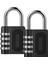 4 Haneli Şifreli Kilit Güvenlik Asma Kilitleri [2'li Paket] (Yurt Dışından) 1
