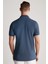 Vintage Görünümlü Lacivert Polo Yaka T-Shirt 5