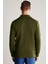 Haki Giza Pamuk Triko Blazer Ceket 5