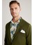 Haki Giza Pamuk Triko Blazer Ceket 1
