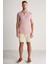 Nakış Logolu Pembe Polo Yaka T-Shirt 2