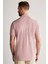 Nakış Logolu Pembe Polo Yaka T-Shirt 5