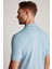Vintage Görünümlü Mavi Polo Yaka T-Shirt 3