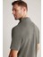 Haki Havlu Kumaş Polo Yaka T-Shirt 3