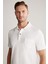 Beyaz Havlu Kumaş Polo Yaka T-Shirt 1