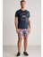 Logolu Pima Pamuk Lacivert T-Shirt 2