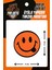 Ütü Ile Yapışan Dokuma Arma Patch, Fosforlu Turuncu Emoji 1