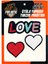 Ütü Ile Yapışan Dokuma Peluş, Kolej, Punch, Love Set, 3'lü Arma Modeli 1