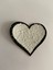 Ütü Ile Yapışan Dokuma Peluş,kolej,punch Arma Heart, Beyaz Kalp Modeli 4
