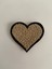 Ütü Ile Yapışan Dokuma Peluş,kolej,punch Arma Heart, Krem Kalp Modeli 4
