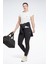 Lux Fleece Pant Siyah Kadın Eşofman Altı 2