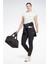 Lux Fleece Pant Siyah Kadın Eşofman Altı 5