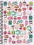 (16,5X22,5 Cm) 80 Yaprak (3 Kareli + 1 Çizgili ) Plastik Kapak Spiralli Sweet Fun Defter (4 Adet) 1