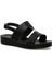 164372.Z3FX Siyah Kadın Comfort Sandalet 2