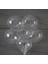 3 M LED Şeffaf Çiçekli Balon Çubuklu Full Set Isıklı Balon 3