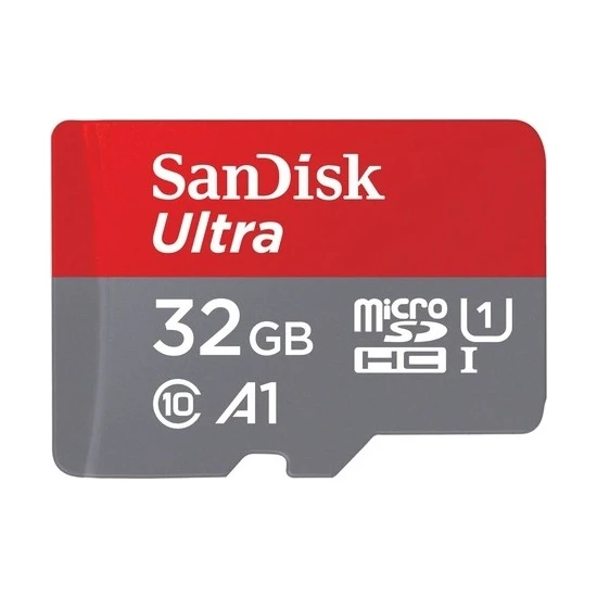 SanDisk 32 GB microSDHC Hafıza Kartı Class10 - 120 MB/sn Okuma Hızı
