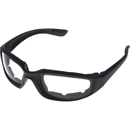 Cuticate Motosiklet Gözlükleri Rüzgar Geçirmez Toz Geçirmez Gözlük Açık Binicilik Yastıklı Camlar (Yurt Dışından)