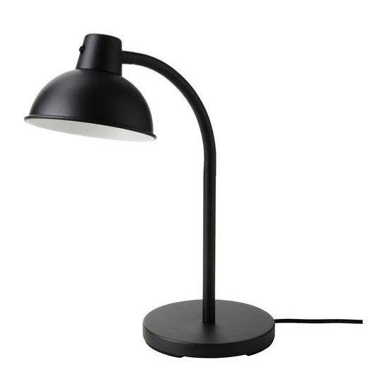 IKEA Çalışma-Masa Lambası Meridyendukkan Siyah Renk 40 cm Ayarlanır Başlık Okuma Lambası Dekorasyon