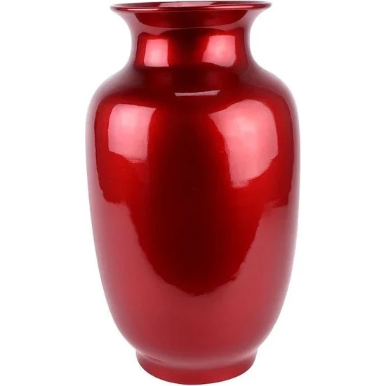 Klas Home Decor Achuta Kırmızı Dekoratif Vazo