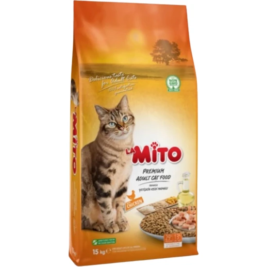 Mito La Mito Adult Cat Tavuklu Yetişkin Kedi Maması 1 kg