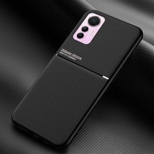 Zebana Xiaomi Mi 12 Lite Kılıf Zebana Design Silikon Kılıf Siyah