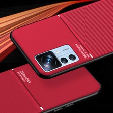 Zebana Xiaomi Mi 12T Pro Kılıf Zebana Design Silikon Kılıf Kırmızı