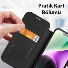 Ason Plus Dux Ducis iPhone 14 6.1 Kılıf Skin x Pro Series Magsafe Kapaklı Kılıf Folio Case