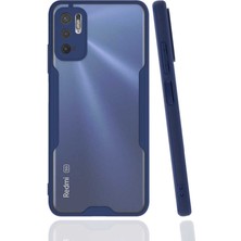 Ankacep Xiaomi Redmi Note 10 5g Kılıf Ultra Ince Arkası Buzlu Kenarları Renkli Silikon Kapak-Ankacep