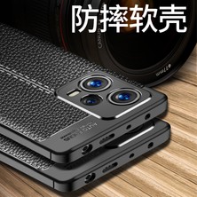 Case Street Casestreet Xiaomi Poco X5 5g Kılıf Niss Silikon Deri Görünümlü Kamera Korumalı Lacivert