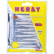 Pandora Herby 5cm 10 Parça Lrf Silikon Yem - White Glıtter