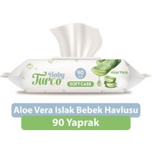 Baby Turco Softcare Aloe Vera Islak Bebek Havlusu 90 Yaprak