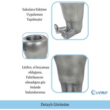 Evene Ahşap Ayaklı Beton Saksı Büyük Boy Set 2 Adet Havuç Model
