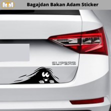 Hellove Bagajdan Bakan Adam oto Sticker 15 cm