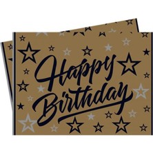 Kidspartim Happy Birthday Yıldızlı Masa Örtüsü
