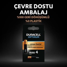 Duracell Optimum Alkaline Ince Kalem Pil (Aaa) 1.5 V 4lü