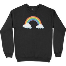 Cix Renkli Gökkuşağı Sweatshirt