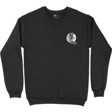 Cix Basbetbolcu Astronot Cep Tasarım Baskılı Sweatshirt