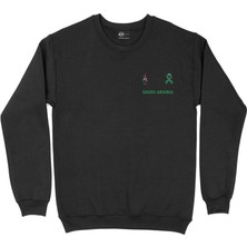 Cix Paris 2024 Yaz Olimpiyatları Suudi Cep Tasarım Baskılı Sweatshirt