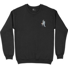 Cix Oyuncu Astronot Basketbol  Cep Tasarım Baskılı Sweatshirt