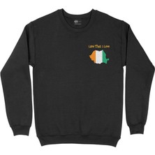 Cix Land That I Love Fildişi Cep Tasarım Baskılı Sweatshirt