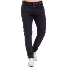 Mutlu City Erkek Regular Fit Düz Paça Likralı Kot Pantolon 95505-FÜME