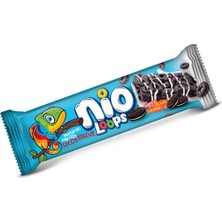 Nio Loops Sütlü Kaplamalı Kakaolu Bisküvili Kakaolu Tahıl Bar 23 gr